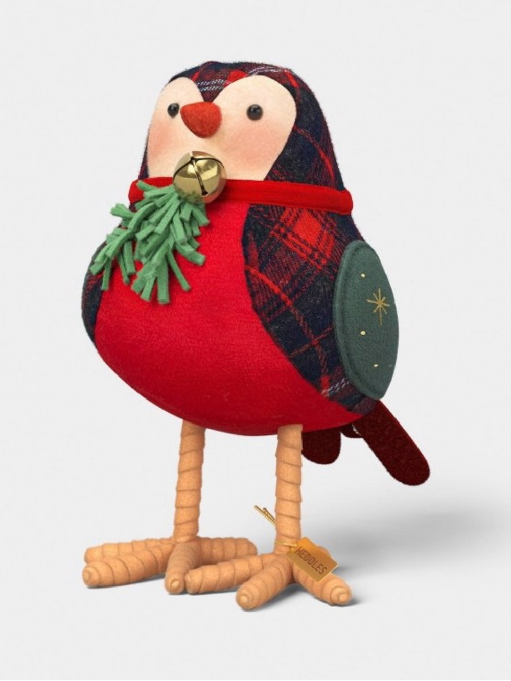 Target Featherly Friend Christmas Holiday Bird Plaid Suit Festive Cozy Cute